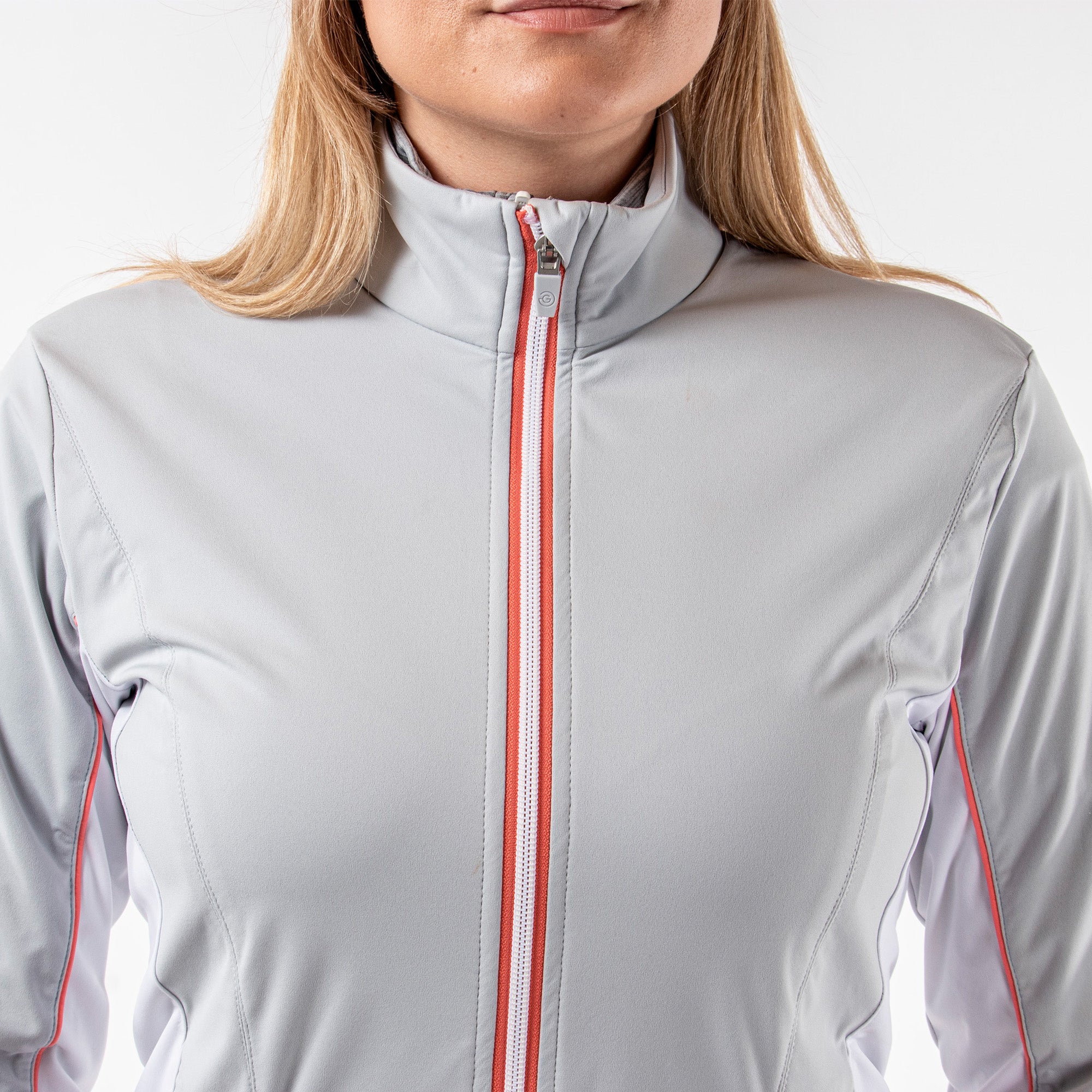 Galvin Green Larissa Interface-1 Ladies Golf Windstopper Cool Grey/White/Coral